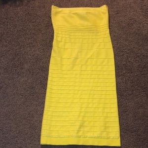 Bebe bandage dress size small. Back cutout!